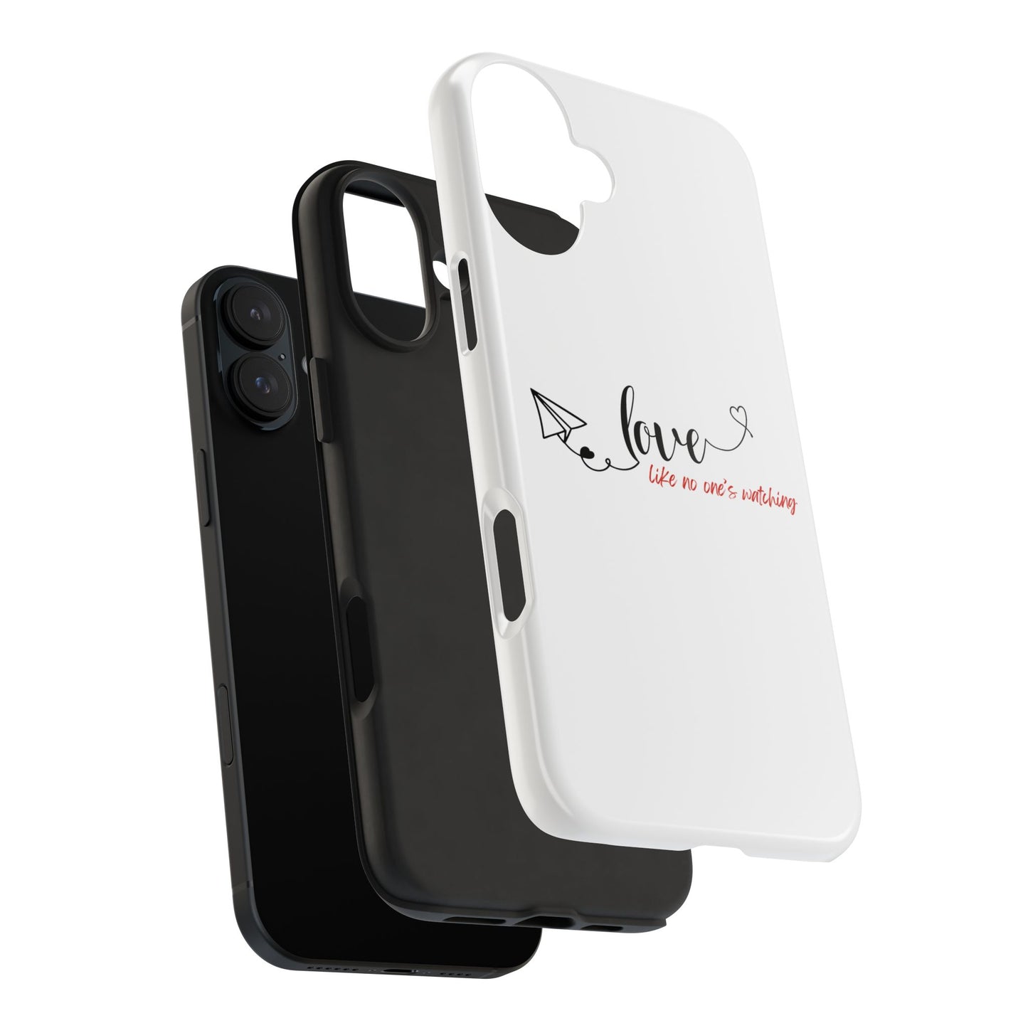 'Love Like No One's Watching' Phone Cases