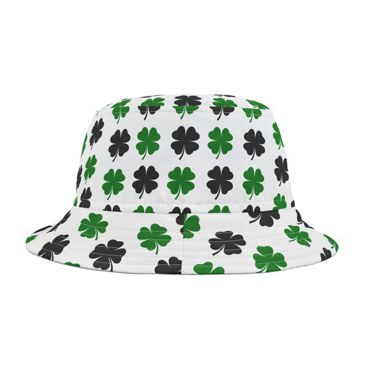 Lucky Clover Bucket Hat – St. Patrick’s Day Edition 🍀🖤💚