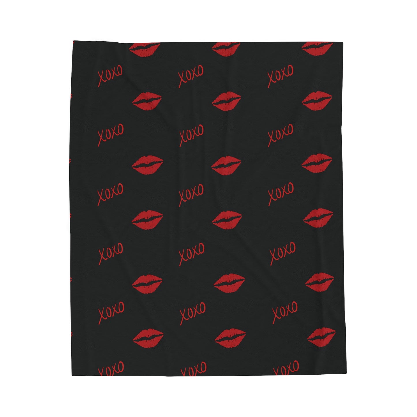 XO Valentines Day Plush Blanket