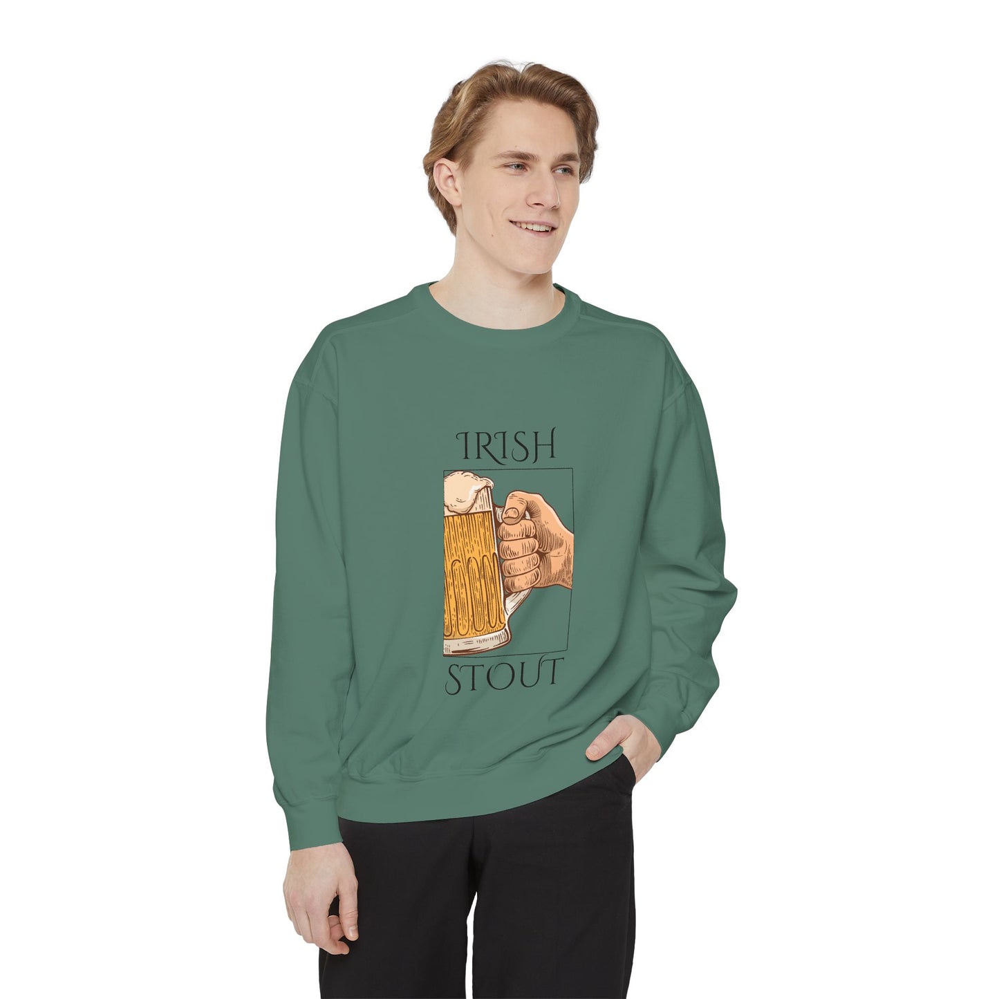 Irish Stout Crewneck – St. Patrick’s Day Edition 🍻☘️